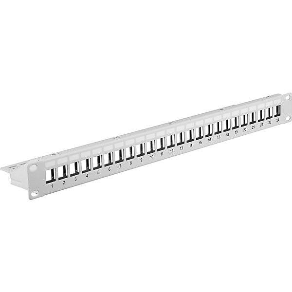 EFB-Elektronik Verteilerfeld 19" 1HE 24-Port, RAL 7035 37578.1V2